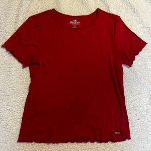 Red Hollister tee